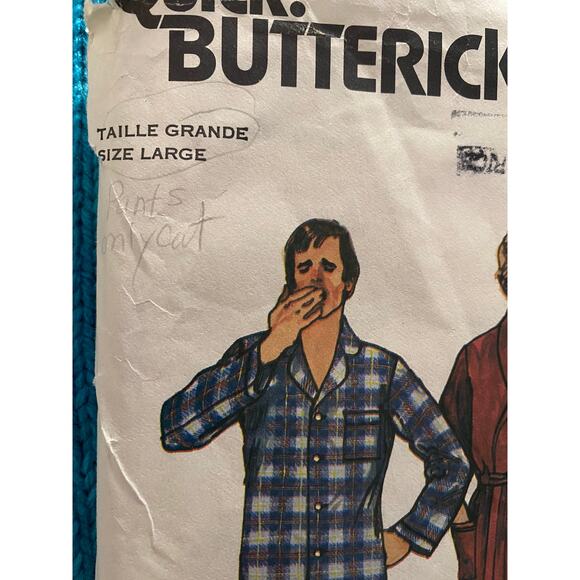Butterick Sewing pattern 6367 pajamas robe sz L - Picture 2 of 6